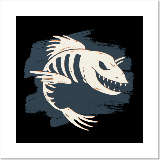 Fish Bone Wall Art by madeinchorley